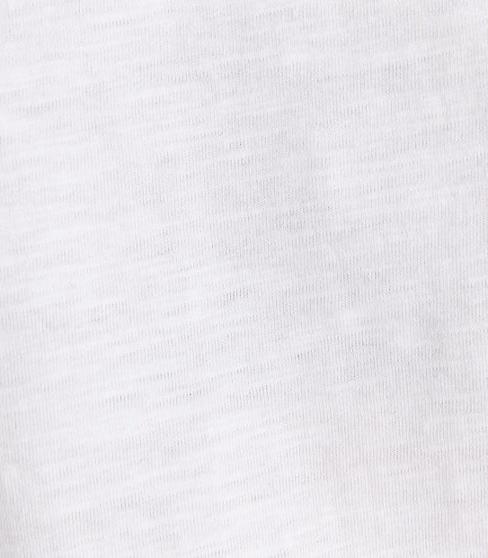 Organic Cotton Slub V-Neck T-Shirt