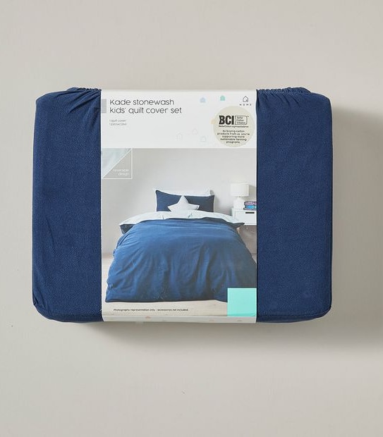 Kade Stonewash Quilt Cover Set