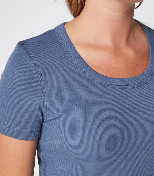 Organic Cotton Ribbed T-Shirt