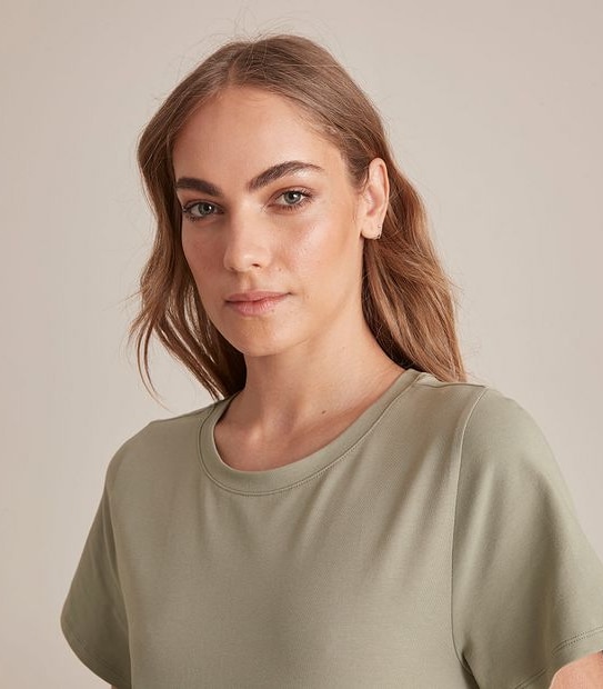 Tiered Jersey Midi Dress