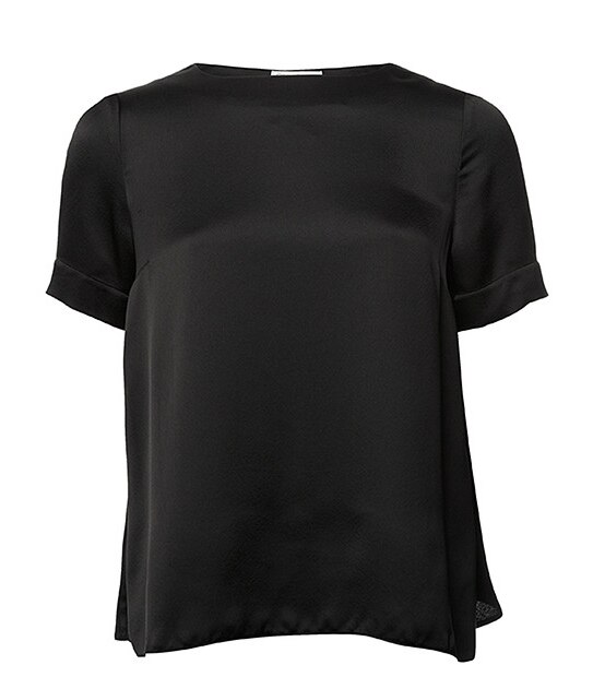 Cross Back Top - Black