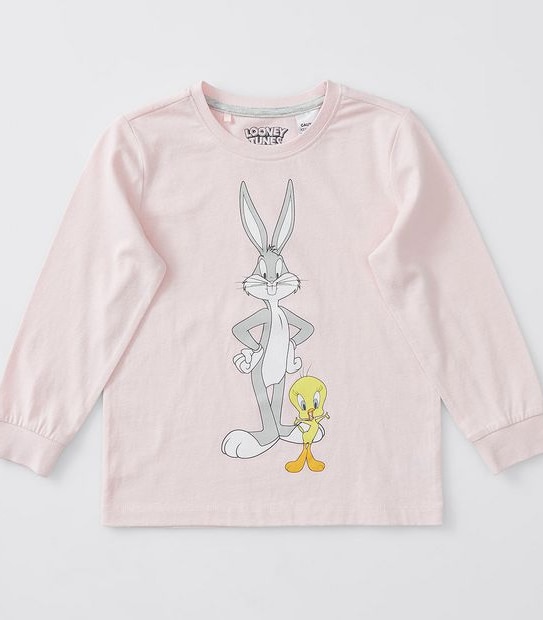 Bugs Bunny 3 Piece Pyjama Set - Pink