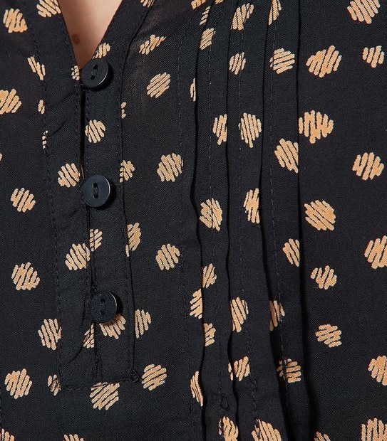 Rosie Printed Peasant Blouse