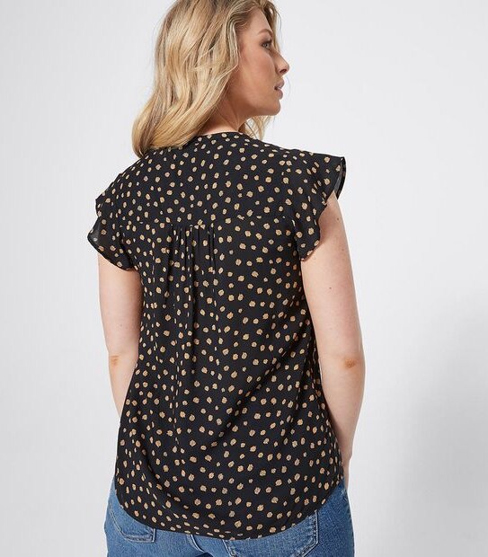 Rosie Printed Peasant Blouse