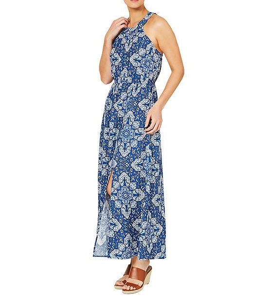 Split Front Maxi Dress