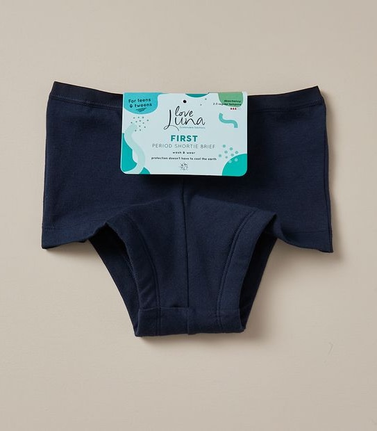 Young Girls Love Luna Period Shortie Brief