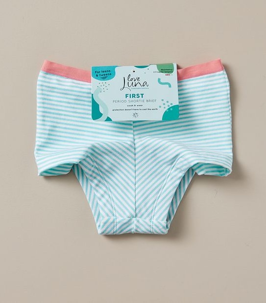 Young Girls Love Luna Period Shortie Brief