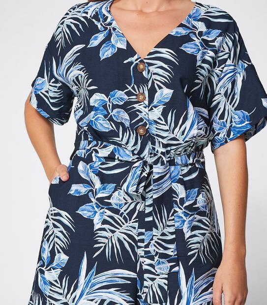 Button Through Playsuit