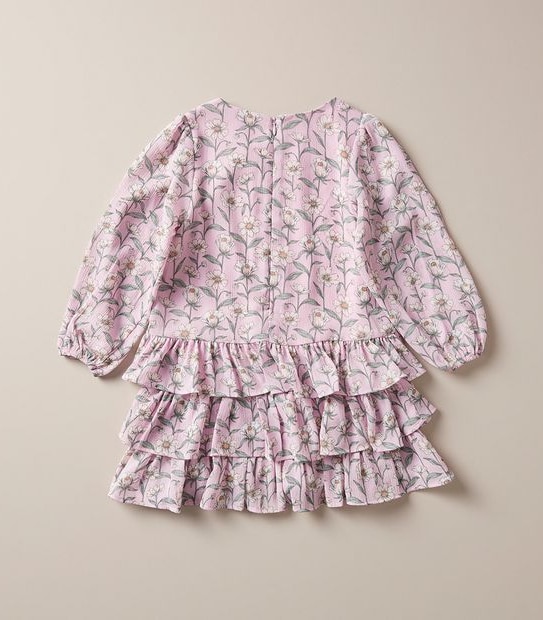 Floral Frill Hem Dress