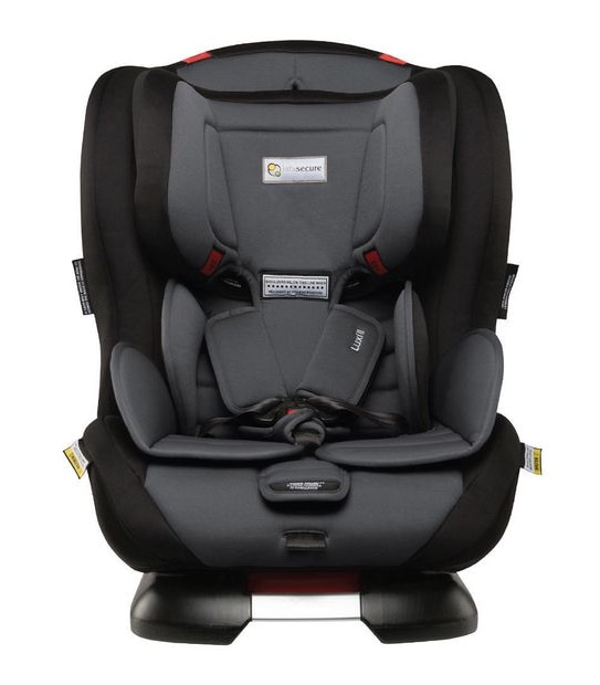 InfaSecure Luxi II Astra Convertible Car Seat - Grey - Birth to 8 years