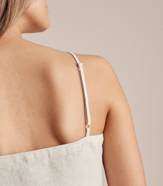 European Linen Cami Dress