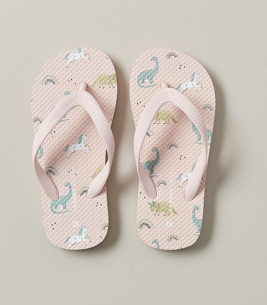 Kids Printed Recycled Thongs