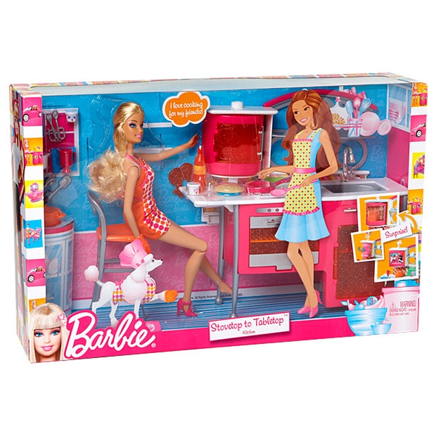 Barbie Deluxe Furniture Stovetop to Tabletop Kitchen Barbie Deluxe Furniture Stovetop to Tabletop Kitchen