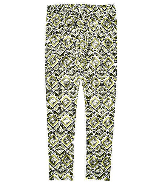Full Length Mix & Match Neon Geometric Leggings