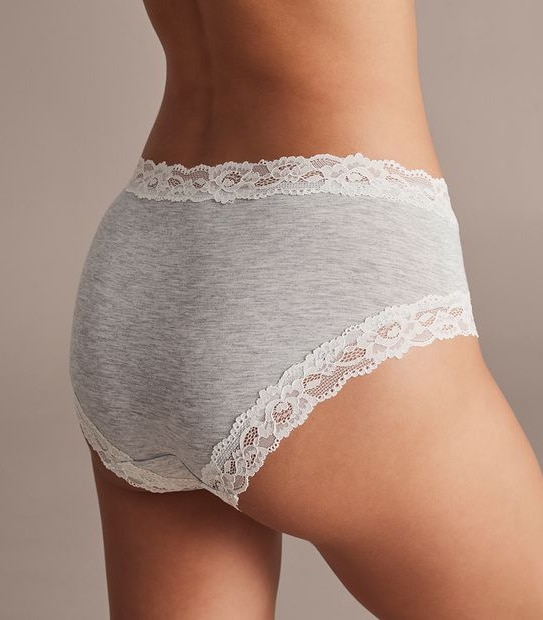 Modal and Lace Midi Briefs; Style: TGB19005