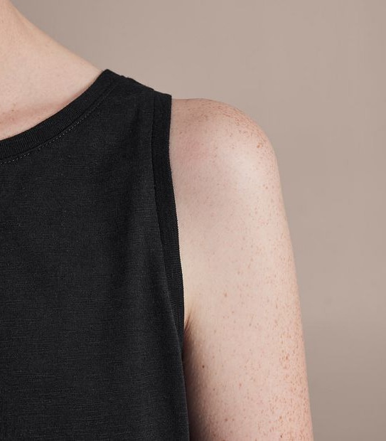 Active Cropped Muscle Tank Top