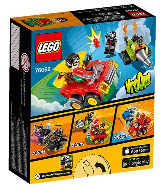 LEGO&reg; Marvel Super Heroes Mighty Micros: Robin&trade; Vs. Bane&trade; 76062