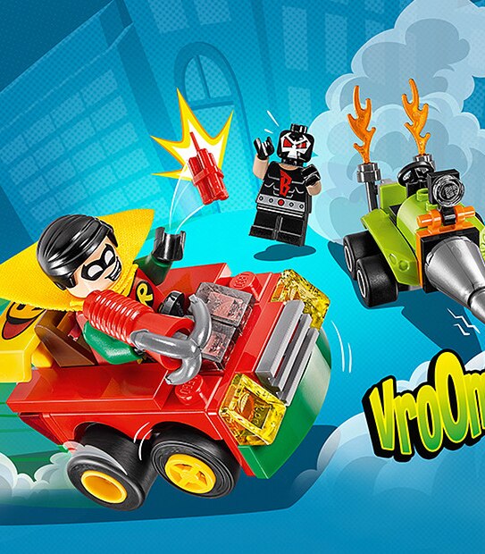 LEGO&reg; Marvel Super Heroes Mighty Micros: Robin&trade; Vs. Bane&trade; 76062