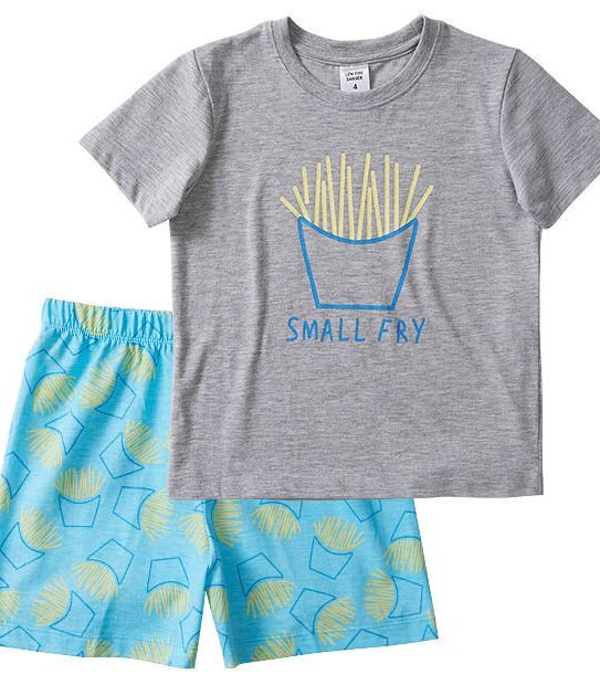 'Small Fry' Short Sleeve Pyjama Set