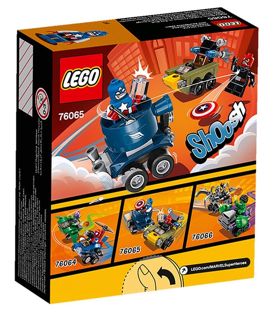 LEGO&reg; Marvel Super Heroes Mighty Micros Captain America Vs. Red Skull 76065