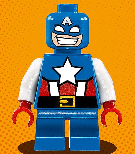 LEGO&reg; Marvel Super Heroes Mighty Micros Captain America Vs. Red Skull 76065