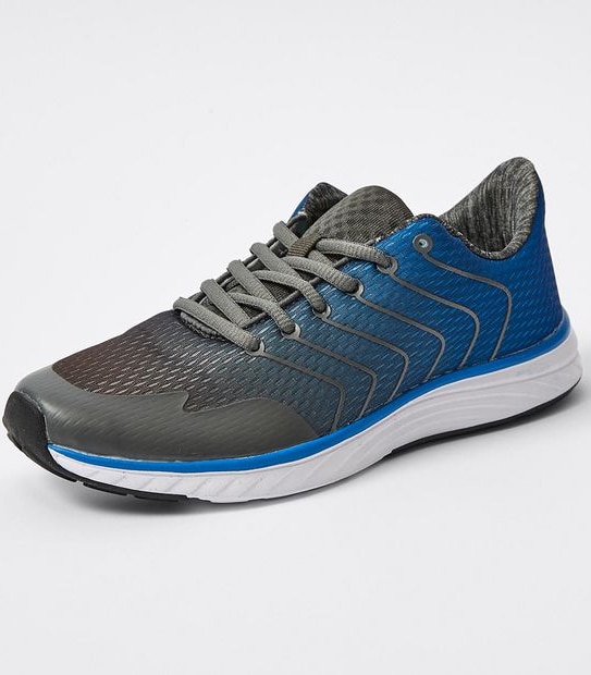 Kids Senior Wave Print Sneaker
