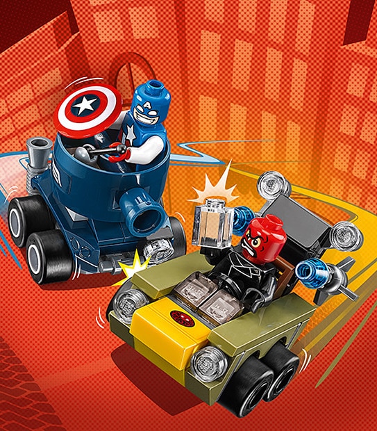 LEGO&reg; Marvel Super Heroes Mighty Micros Captain America Vs. Red Skull 76065