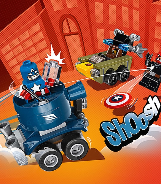 LEGO&reg; Marvel Super Heroes Mighty Micros Captain America Vs. Red Skull 76065