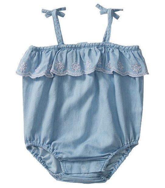 Baby Denim Romper