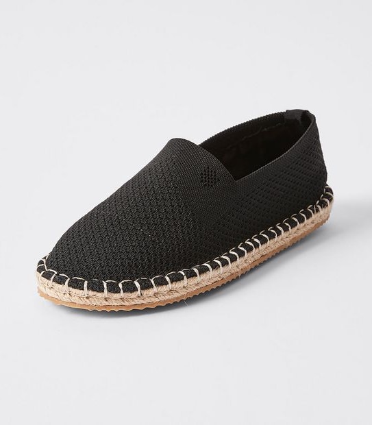 Knitted Espadrille Flats 1 of 3