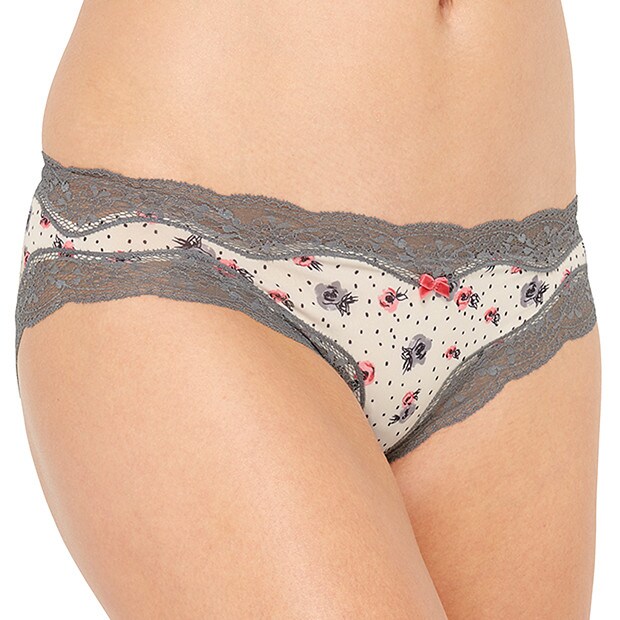 Collette Dinnigan Wild Hearts Confetti Rose Bikini Briefs Collette Dinnigan Wild Hearts Confetti Rose Bikini Briefs