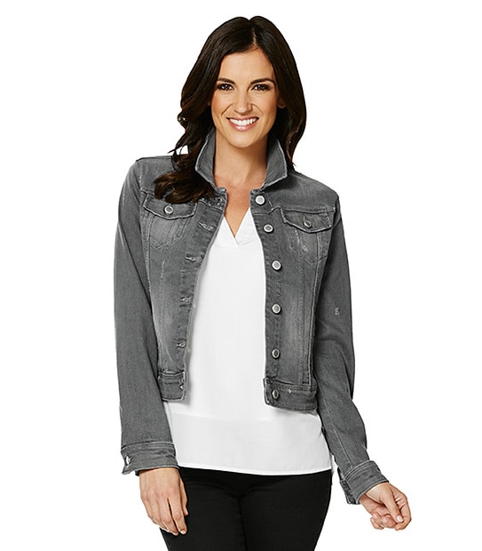 Denim Jacket - Grey
