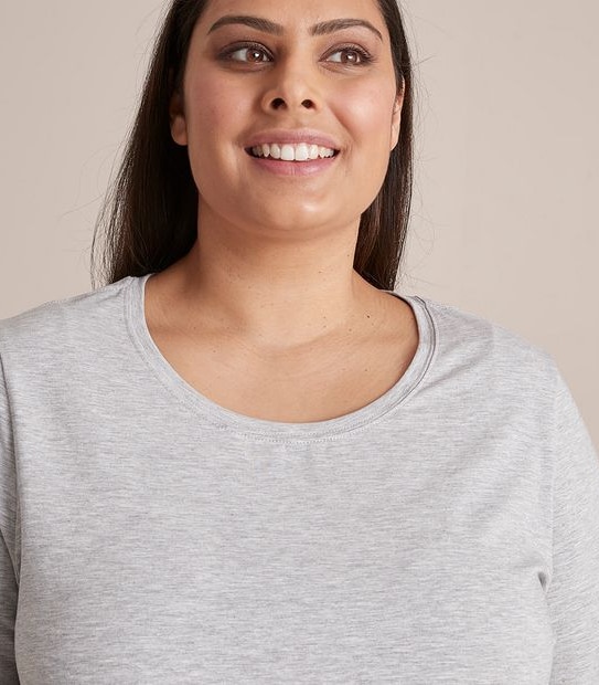 Curve Organic Cotton Short Sleeve Crew T-Shirt