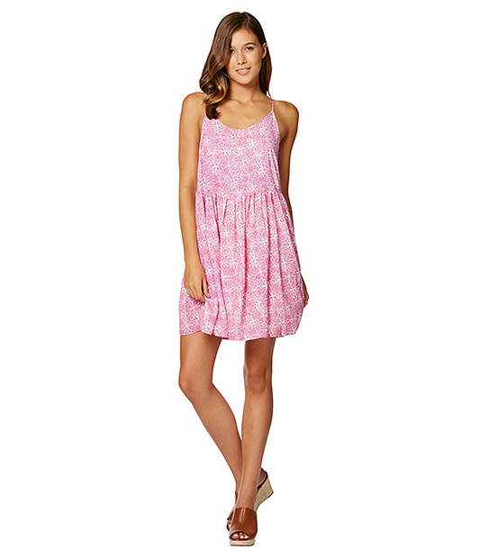 Lily Loves Strap Back Dress - Pink
