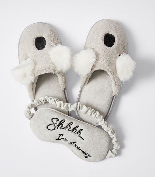 Shiraz Slipper Scuffs Gift Pack - Grey Koala