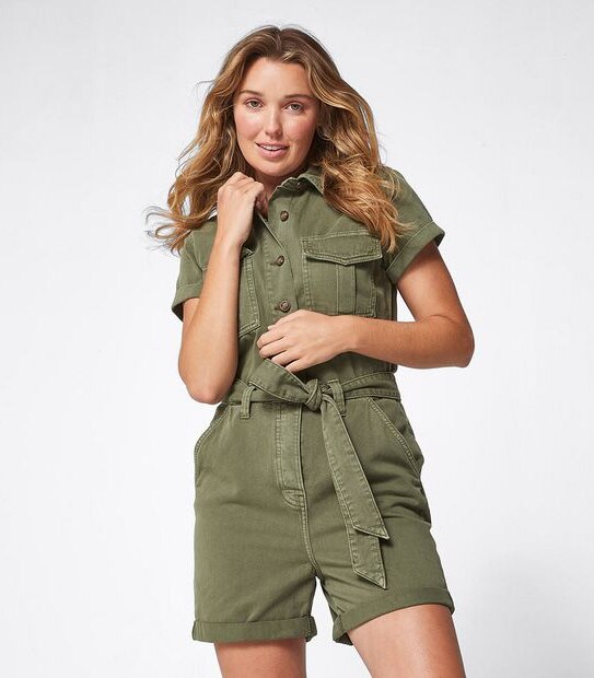 Denim Shortall Playsuit