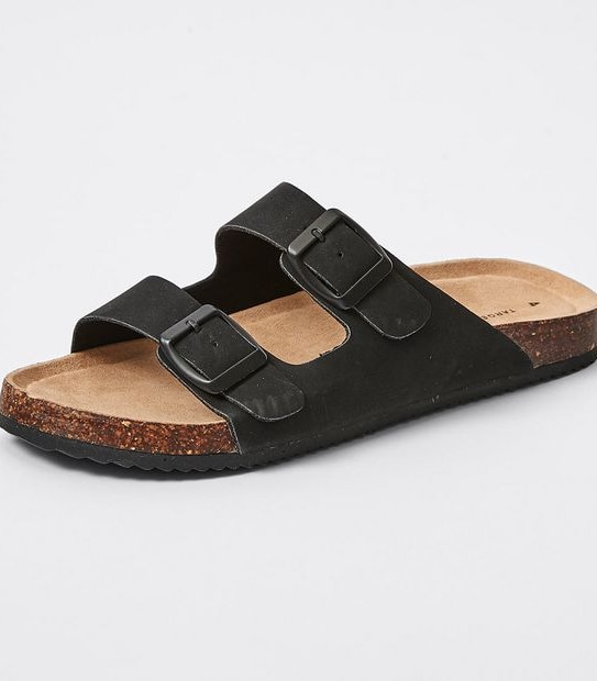Double Buckle Moulded Cork Slide 