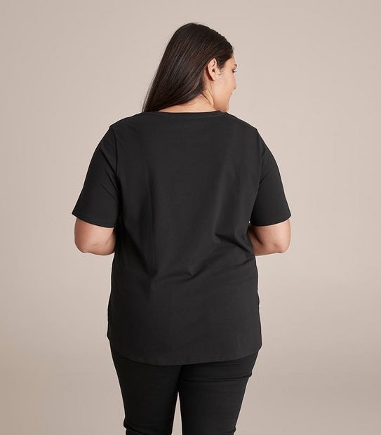 Curve Organic Cotton Short Sleeve Crew T-Shirt