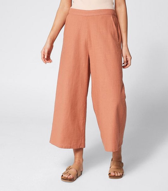 Lily Loves Textured Wide Leg Pants