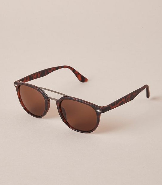 Mens Round Sunglasses - Tortoiseshell