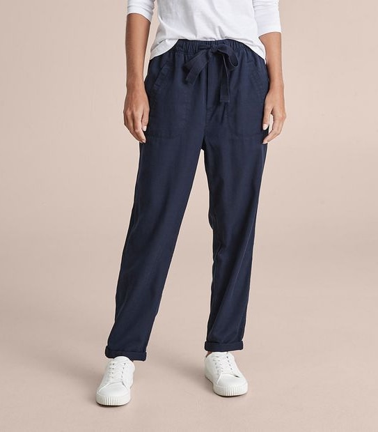 Casual Slub Pants