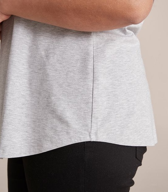 Curve Organic Cotton Short Sleeve Crew T-Shirt