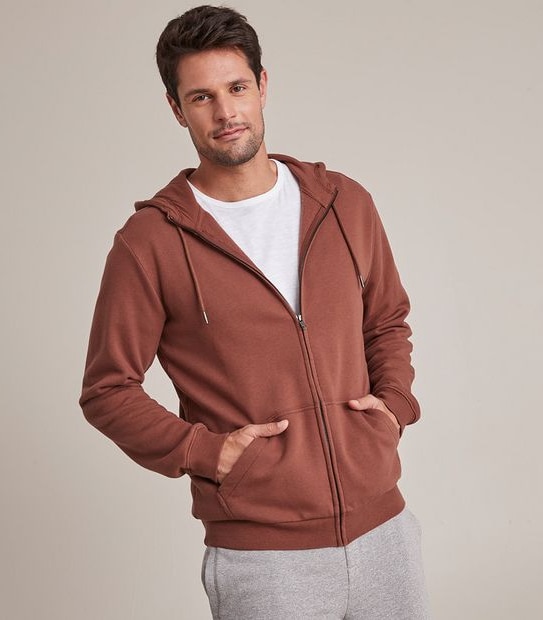 Fleece Zip Through Hoodie