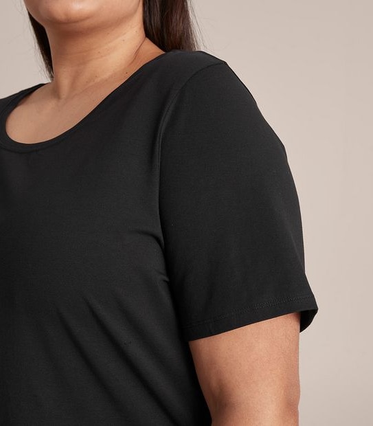 Curve Organic Cotton Short Sleeve Crew T-Shirt