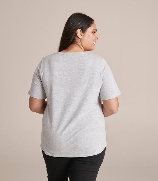 Curve Organic Cotton Short Sleeve Crew T-Shirt