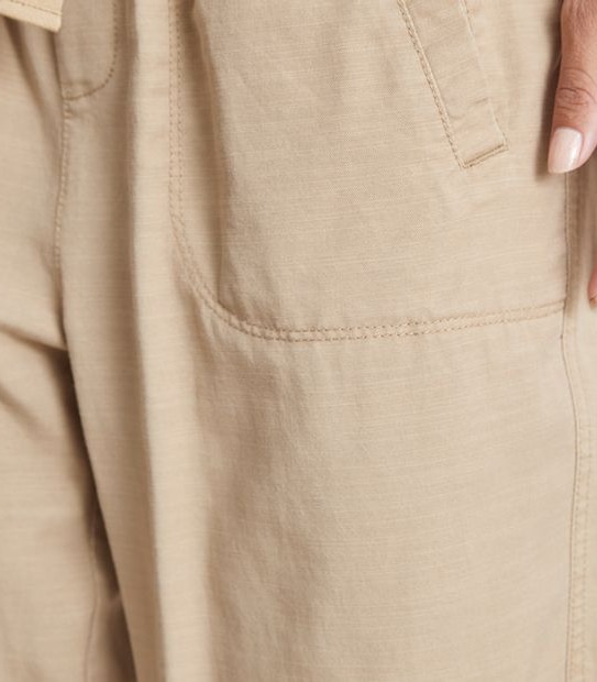 Casual Slub Pants