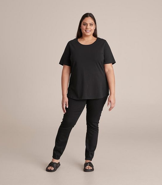 Curve Organic Cotton Short Sleeve Crew T-Shirt