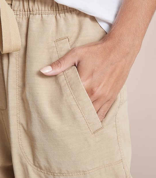 Casual Slub Pants