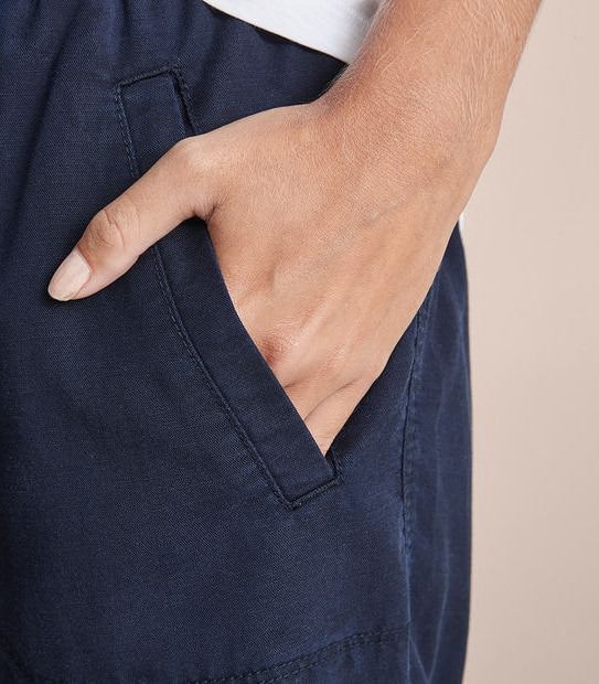 Casual Slub Pants