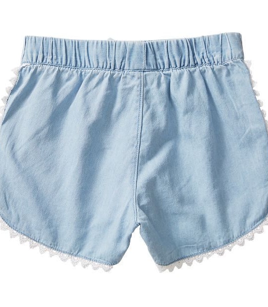Chambray Tulip Shorts